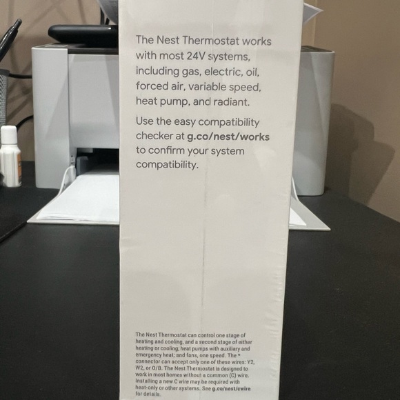 Google Nest Thermostat - Smart Thermostat for Home-Charcoal- Brand New! - Picture 11 of 12